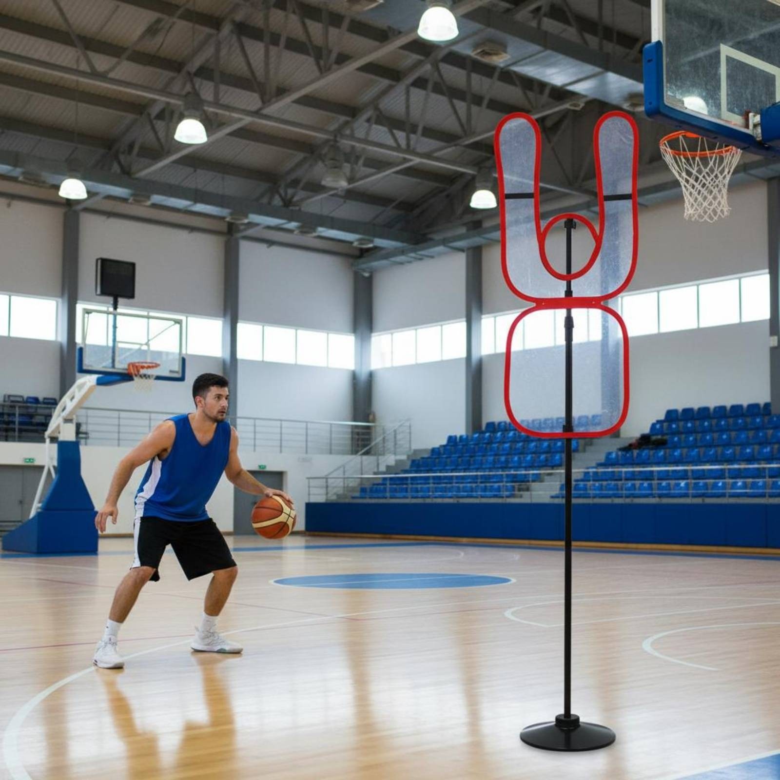 Sports Defensive Mannequin Customizable Sports Defensive Figure Portable