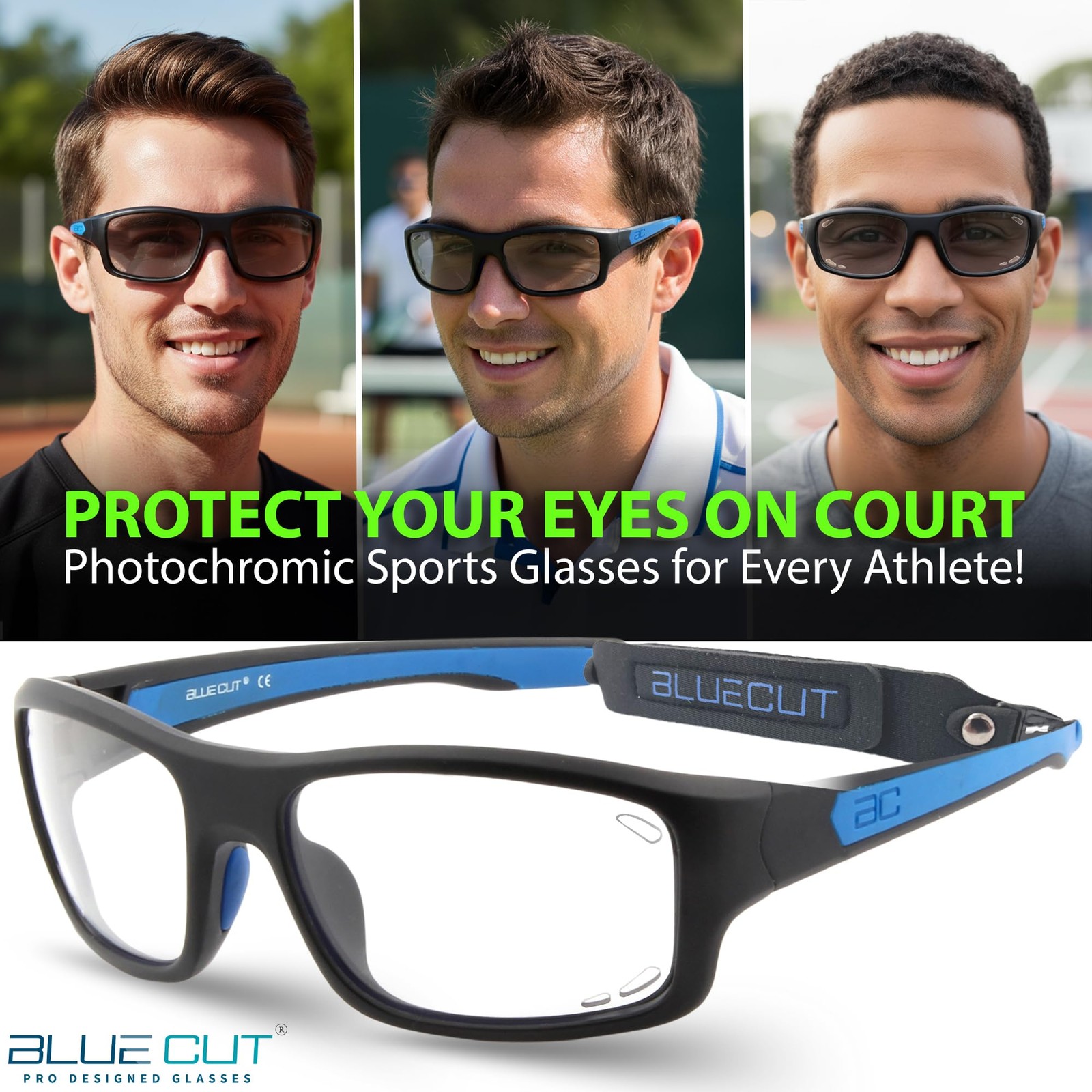 Sports Protection Goggles, Photochromic Lenses Safety Glasses for Basketball,…