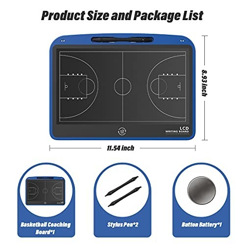 13.5″ Electronic Tactical Board for Football & Basketball Coaching – LCD Strateg
