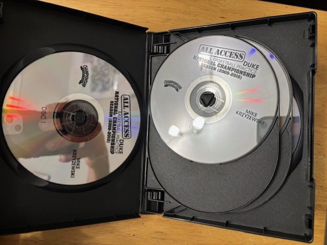 All Access Duke National Championship 09-10 Practice Coach K Basketball 5 DVDs