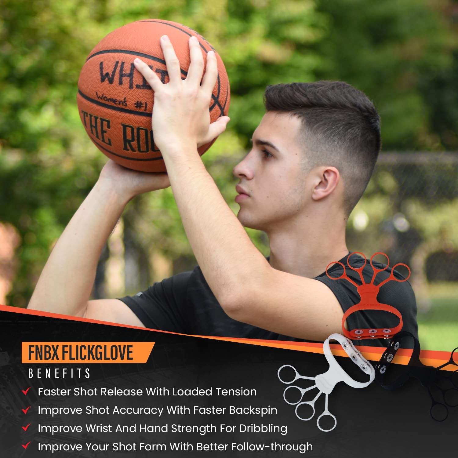 FlickGlove Basketball Shooting Aid, Training Equipment for Improving Shot and…