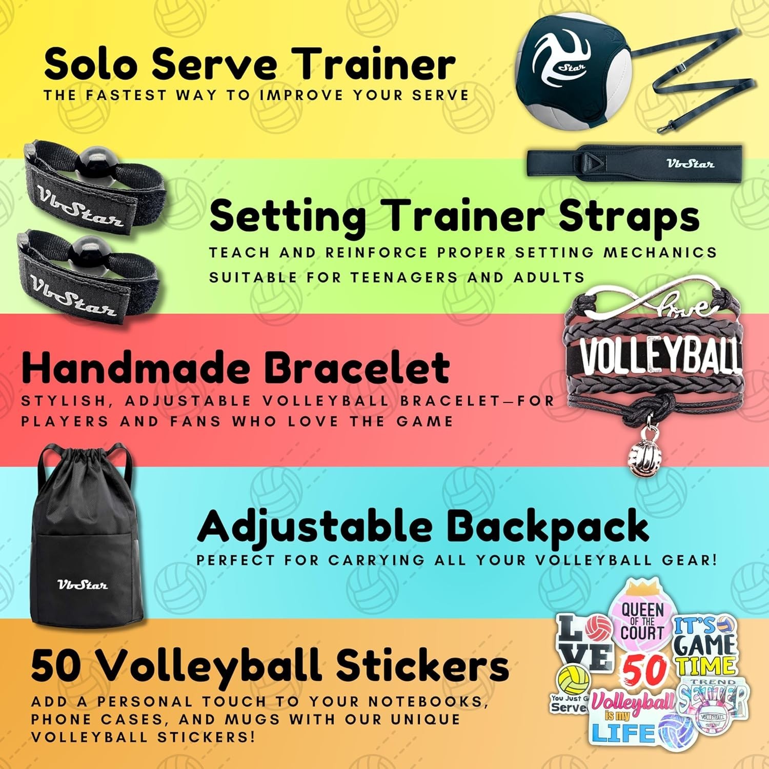 Volleyball Training Equipment Aid – Practice Your Serving, Setting & Spiking …