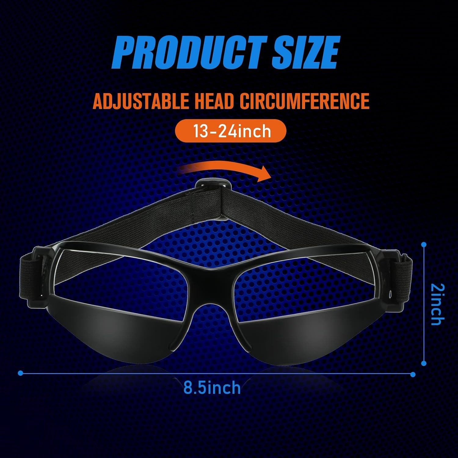 3x Universal Fit Dribbling Goggles for All Ages – Basketball Training Essential
