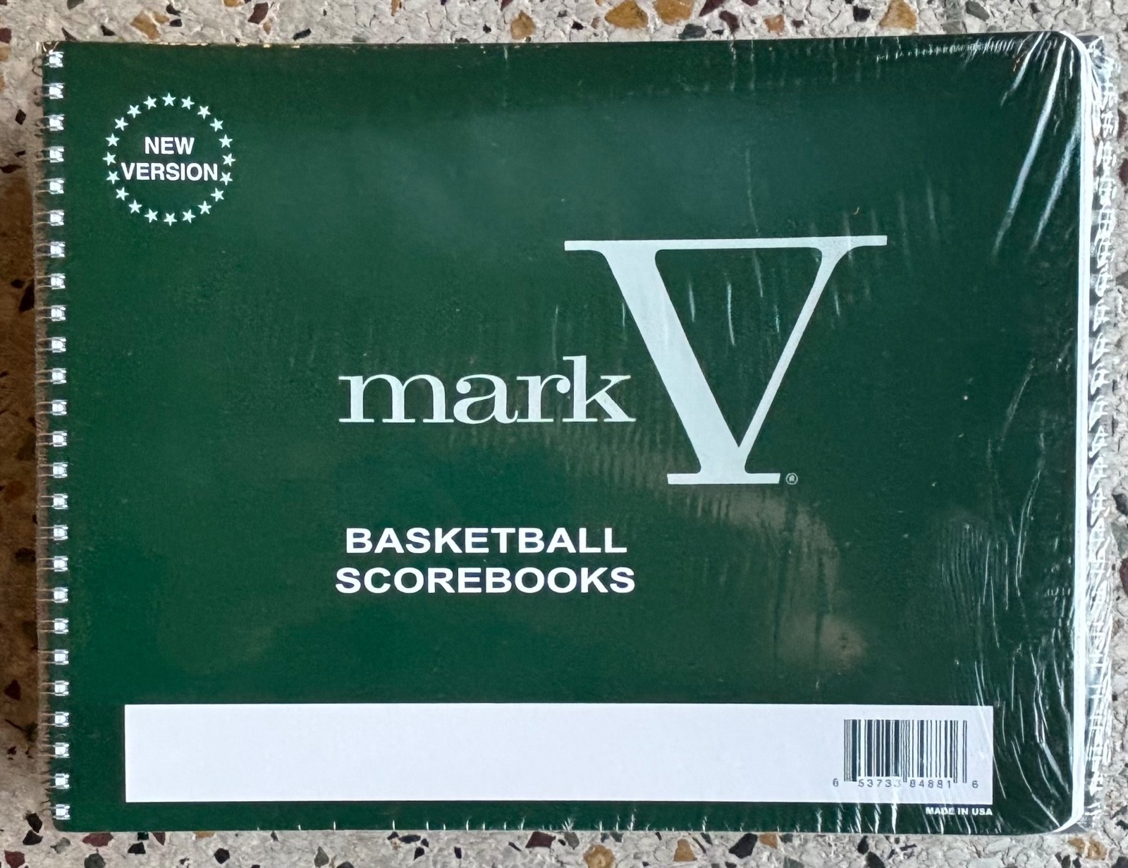 New Set Of 4 Mark V Basketball Scorebooks, New Version