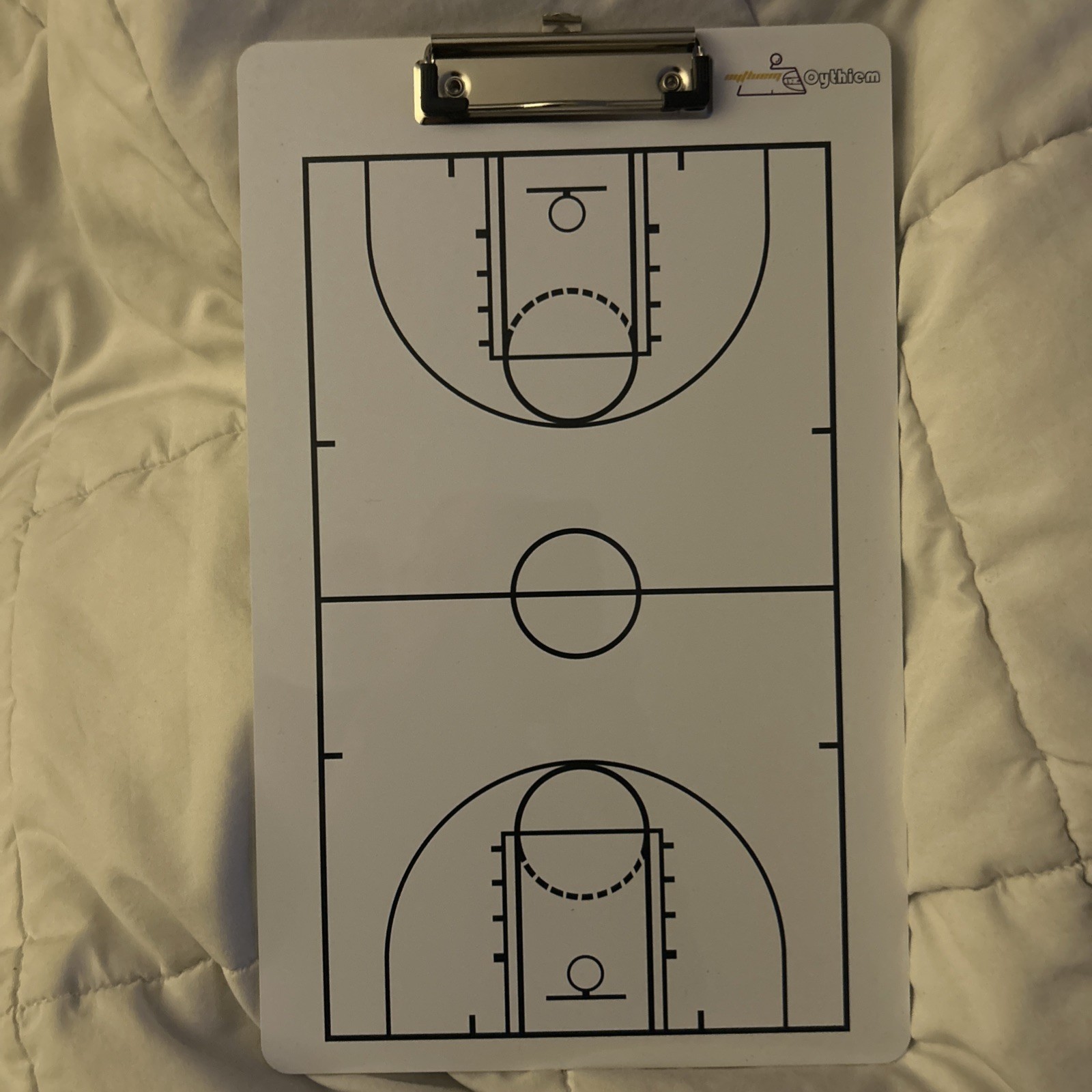 New 🏀Basketball Dry-Erase Double Sided Basketball Marker Board Clipboard/🏀
