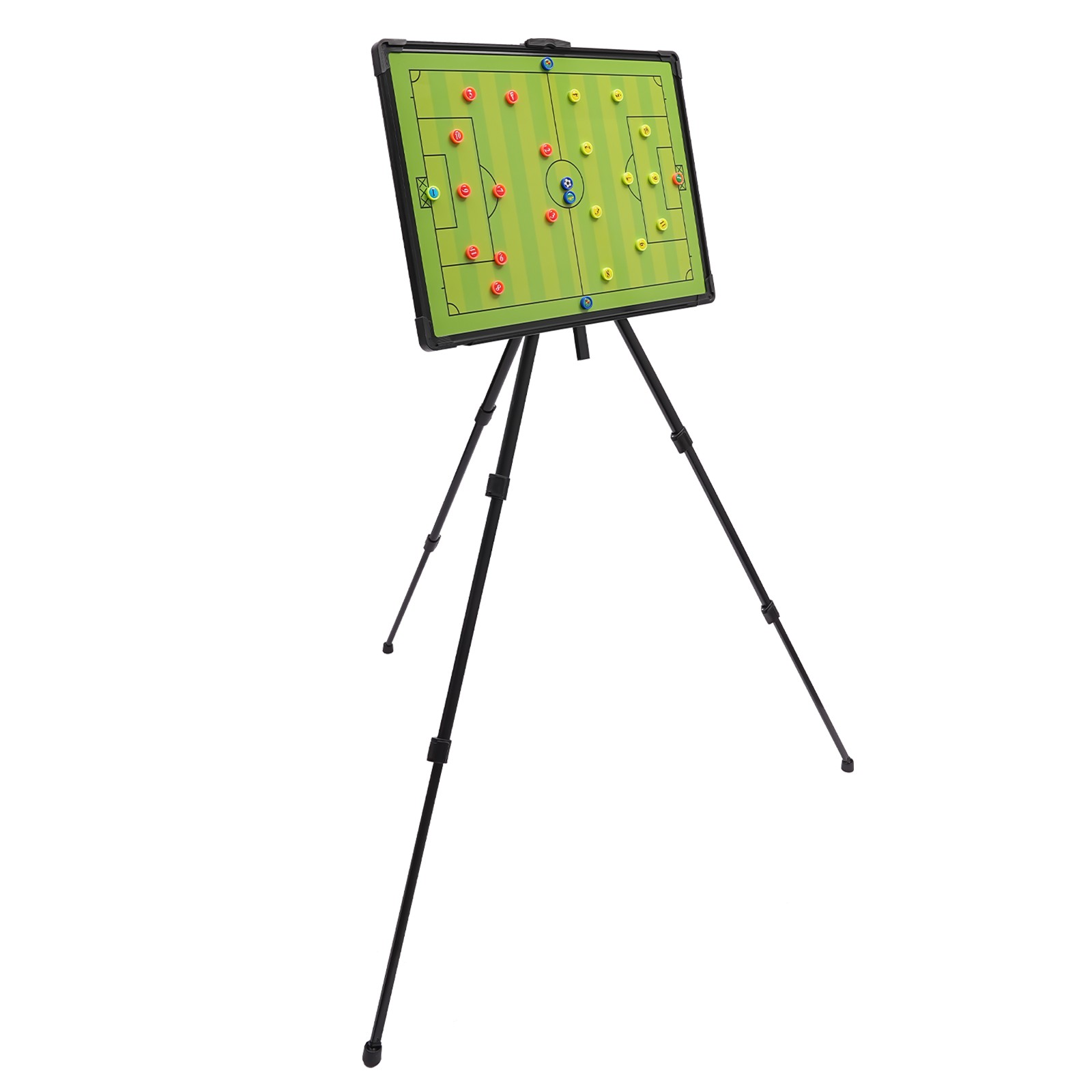 Portable Magnetic Tactical Display Board for Soccer Coaching with Stand