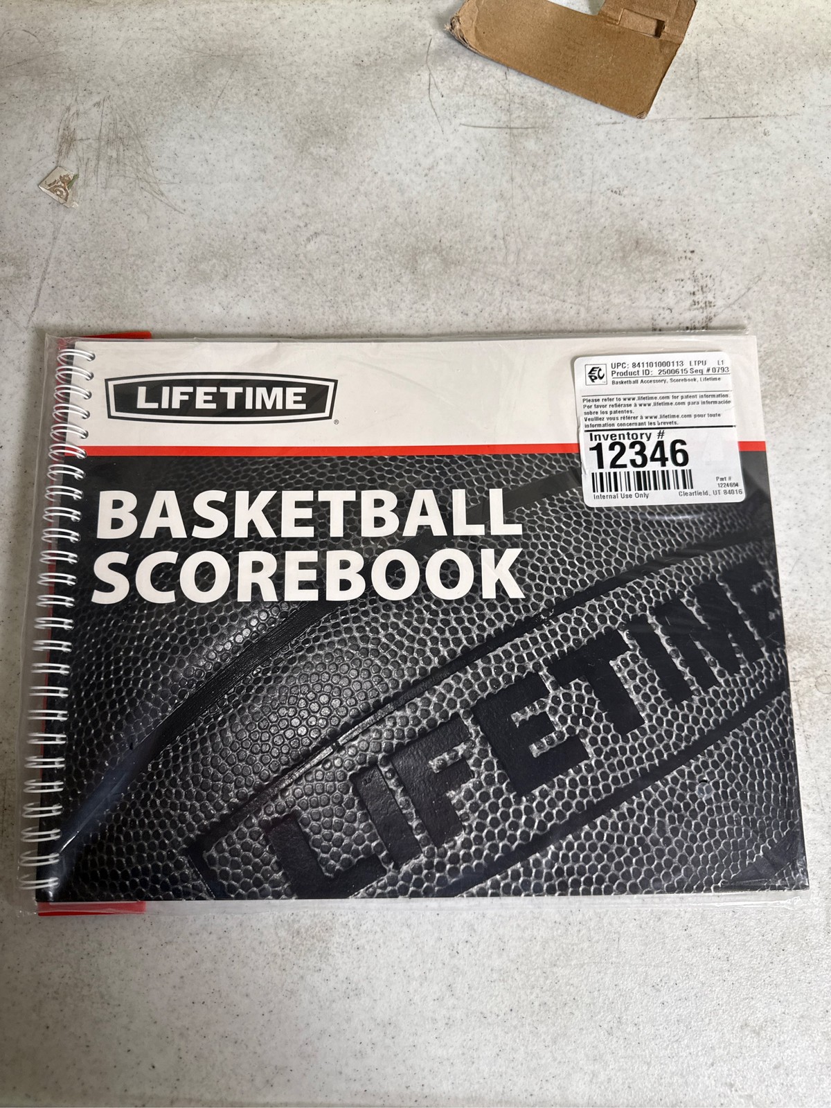 Lifetime Basketball Scorebook – Track 30 Games with Instructional Sheet