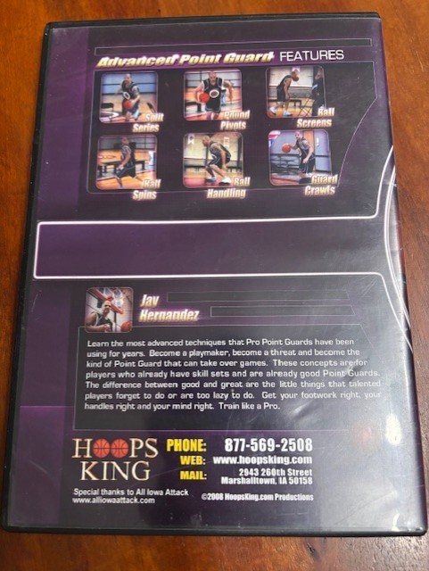RARE Jay Hernandez Advanced Point Guard Skills & Drills Basketball Coaching DVD