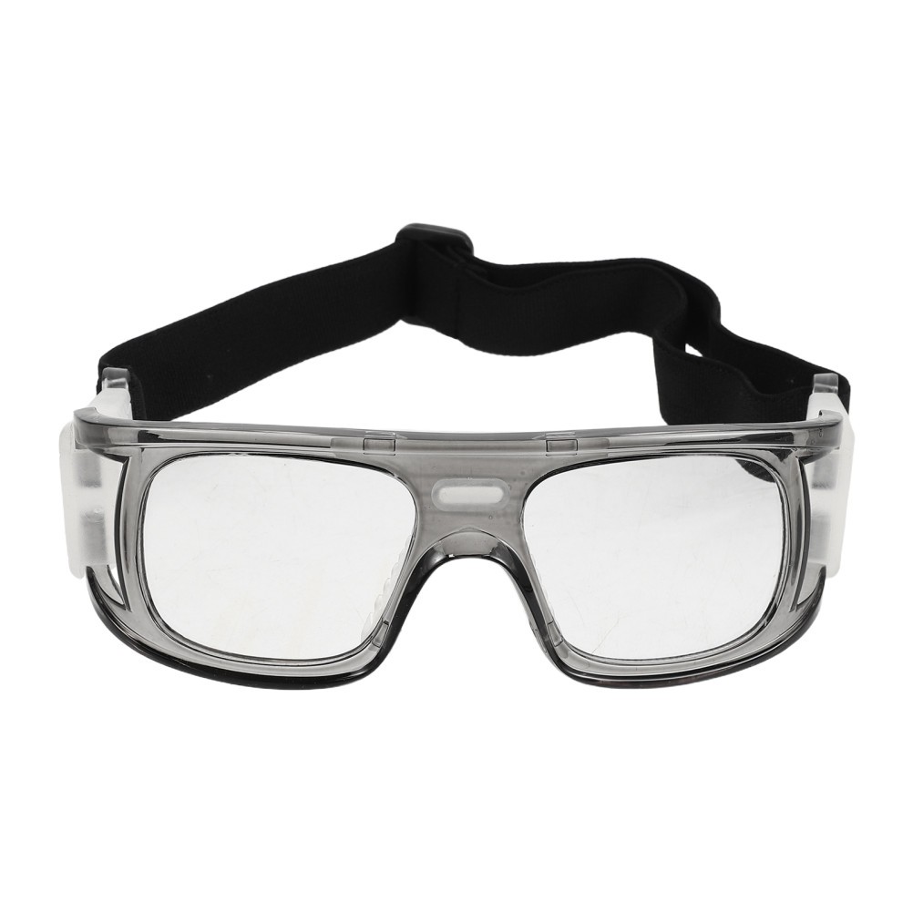 1 Pair Adjustable Sport Goggles for Men Durable Pc Protective Eyewear Light Grey