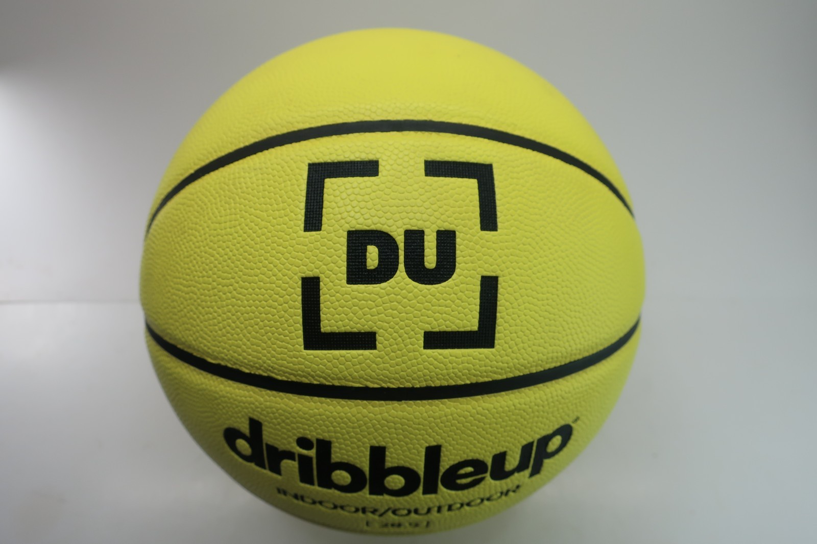 DU Dribble Up Indoor/Outdoor Smart Yellow Basketball Size 28.5 Junior