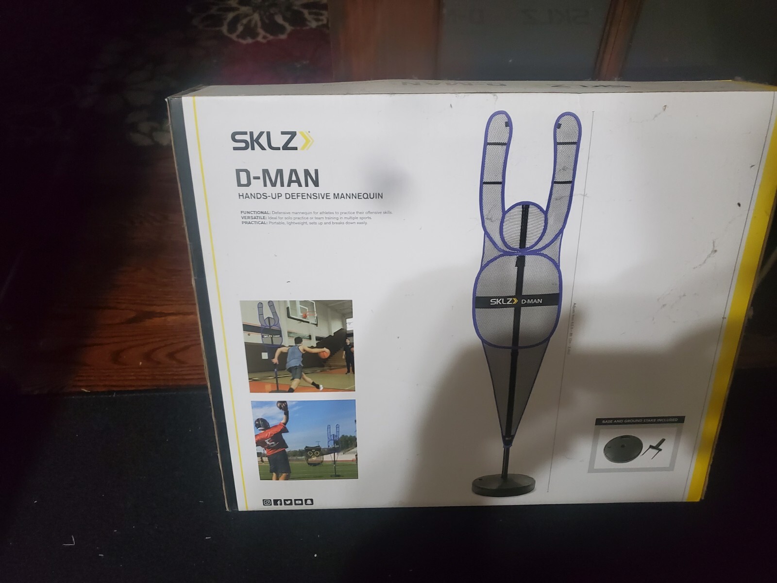 SKLZ D-Man Hands Up Sports Football Basketball Defense Mannequin