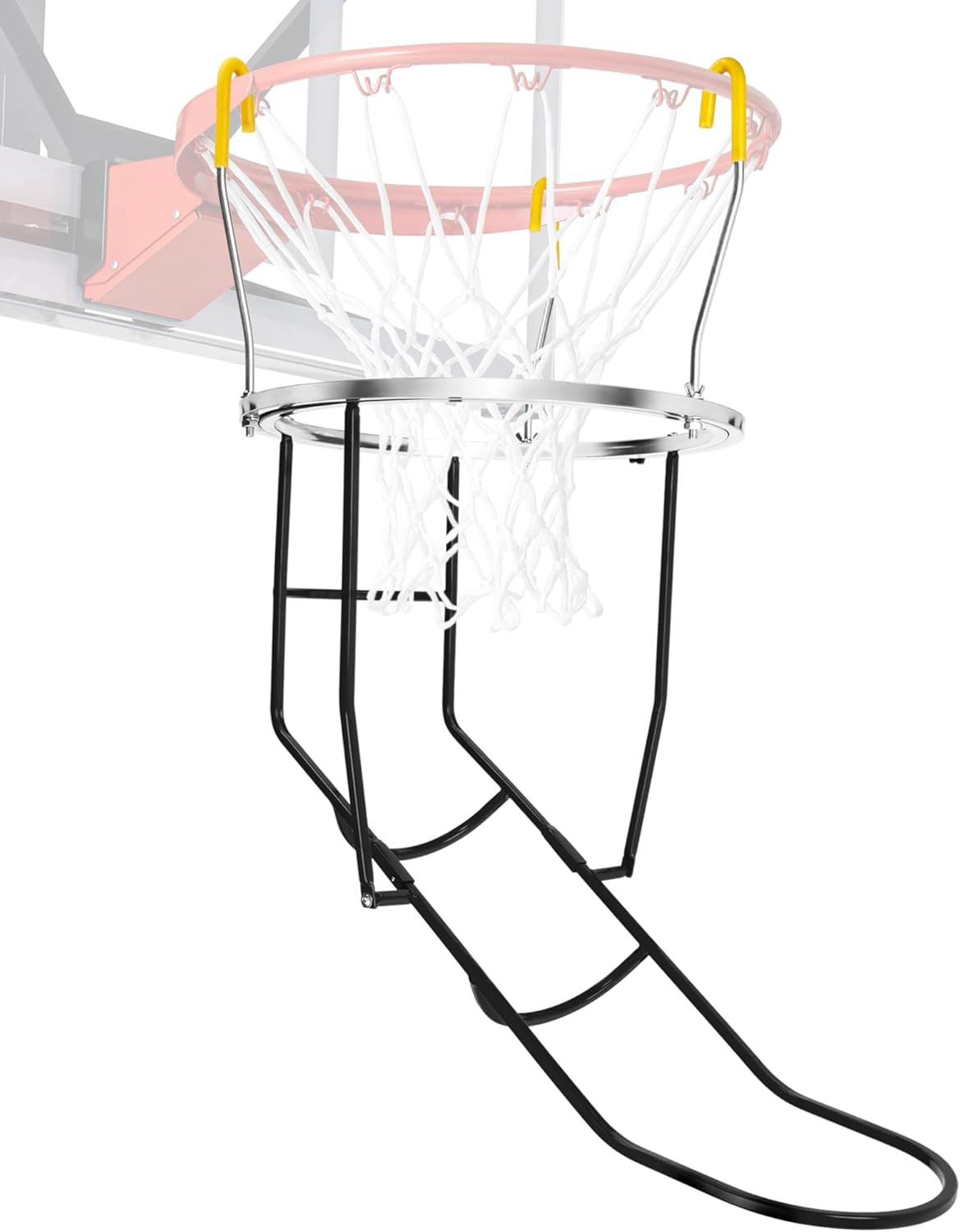 Heavy Duty Basketball Shot Trainer with 360° Rebounder for Indoor/Outdoor Use