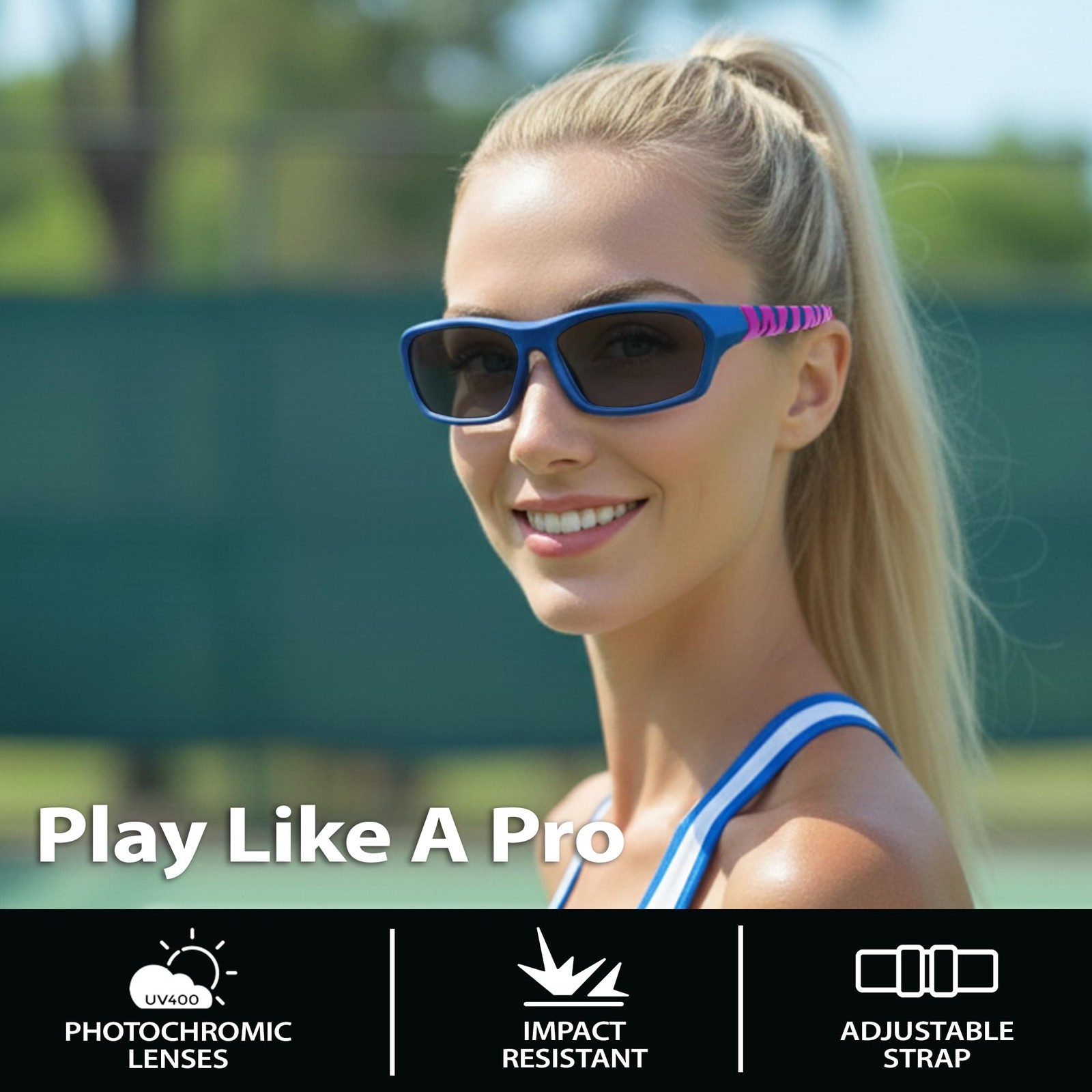 Sports Protection Goggles, Photochromic Lenses Safety Glasses for Basketball,…