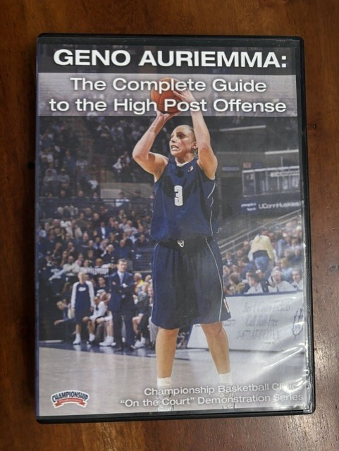 Geno Auriemma The Complete Guide to High Post Offense Basketball Coaching DVD