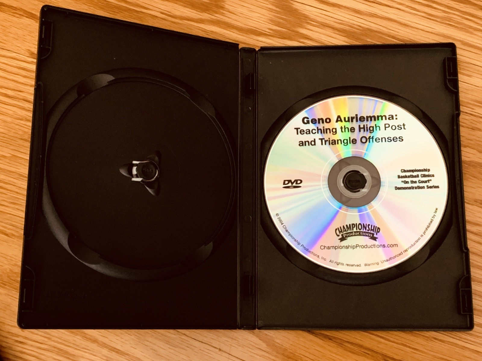 Championship Productions Geno Auriemma Teaching Offense & Player Development Lot