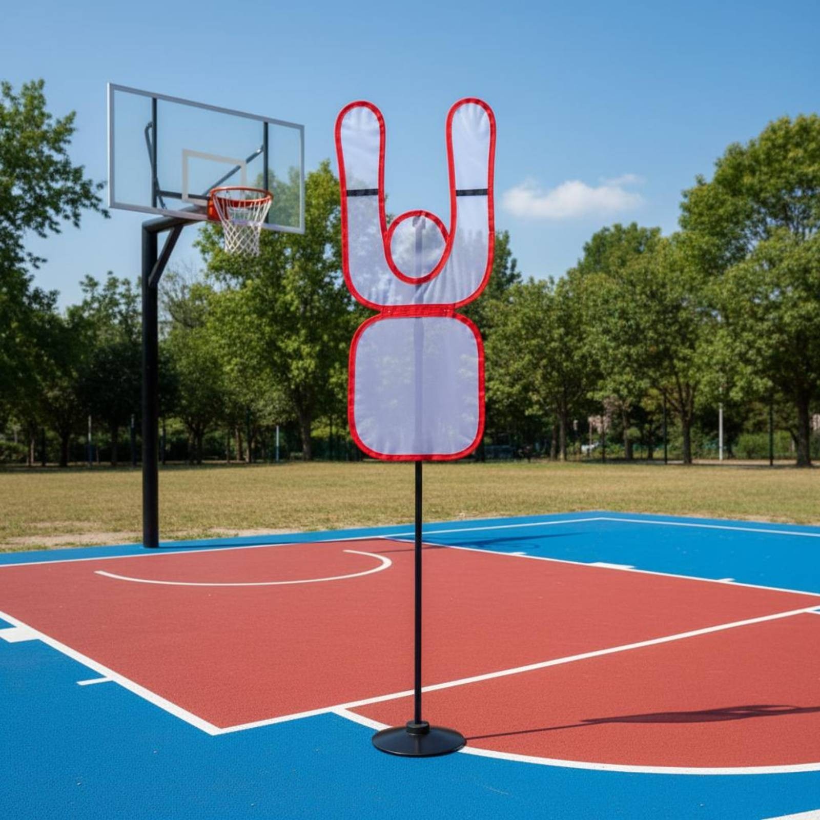 Sports Defensive Mannequin Customizable Sports Defensive Figure Portable