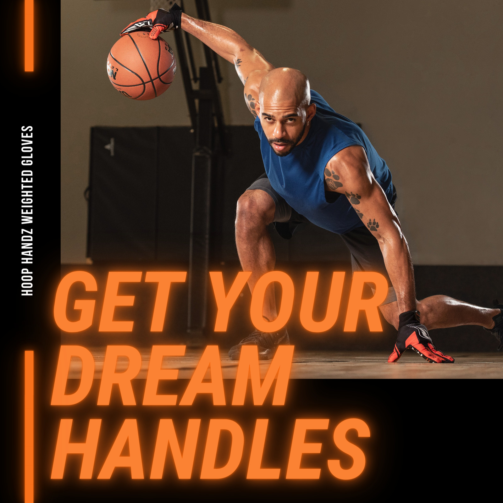 Hoop Handz Weighted Anti-Grip Basketball Training Gloves (Pre-Owned)