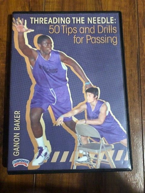 Ganon Baker Threading the Needle 50 Tips & Drills for Passing Basketball DVD