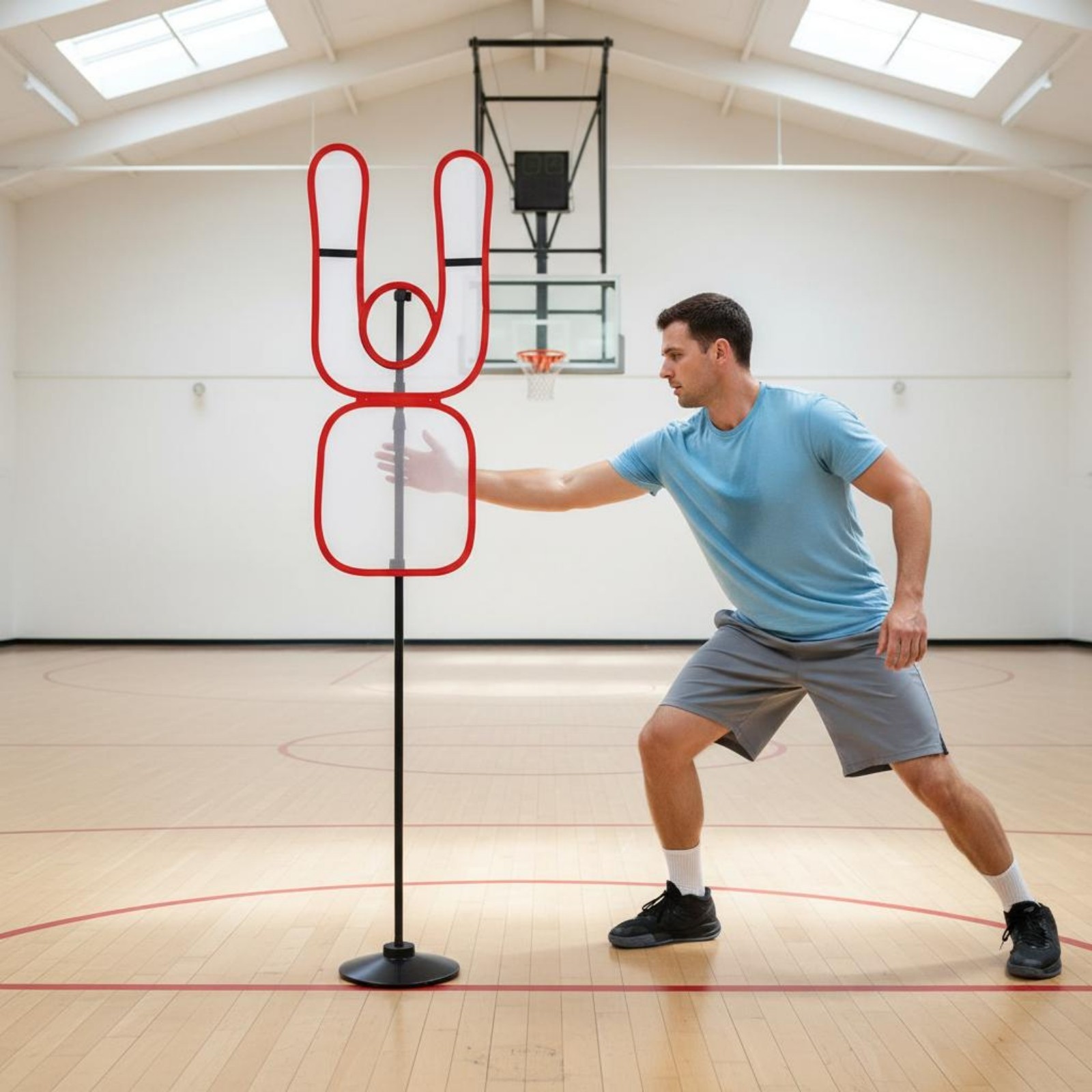 Sports Defensive Mannequin Customizable Sports Defensive Figure Portable