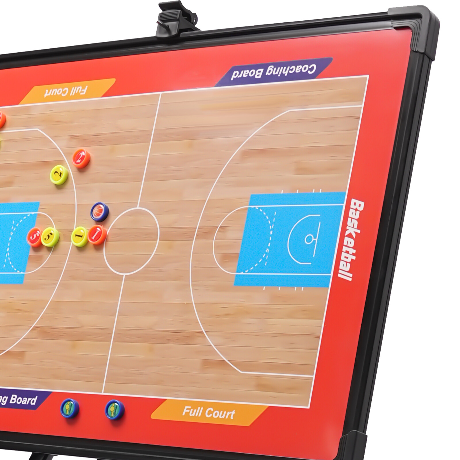 Tactical Display Board Coach Basketball Board Bracket Stand w/Magnets+Pen