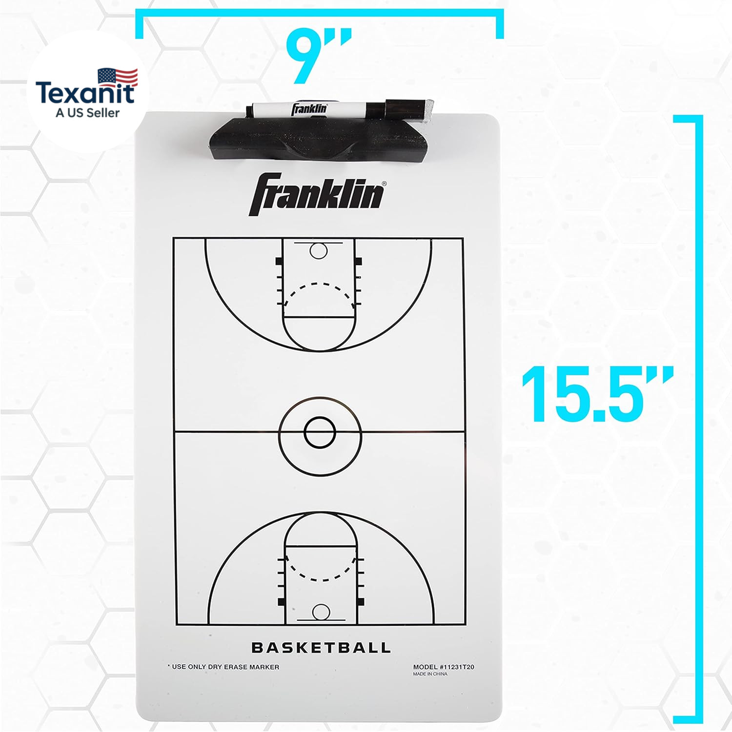 Franklin Sports Coach Clip Board, 15.75X9-Inch
