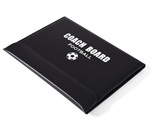 Magnetic Soccer Coach Board Double-Sided Dry Erase Clipboard w/ Marker & Magnets