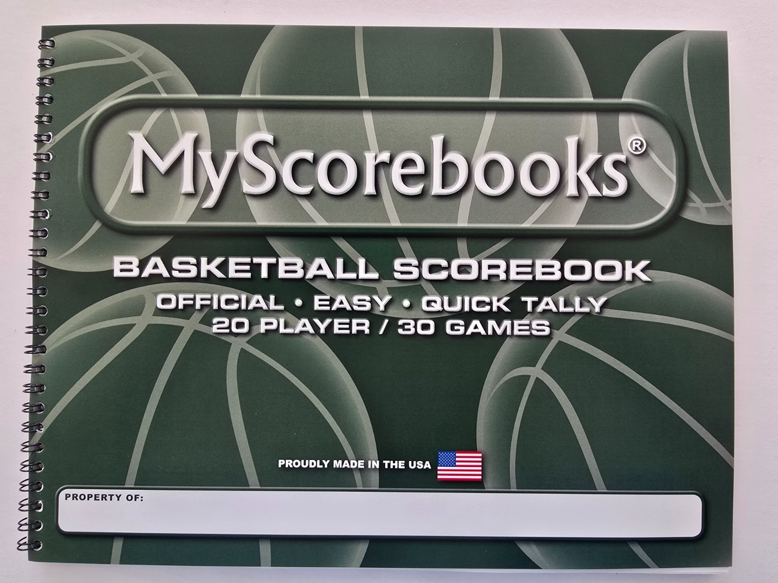 BASKETBALL SCOREBOOK BY MYSCOREBOOKS (New NFHS Format!)