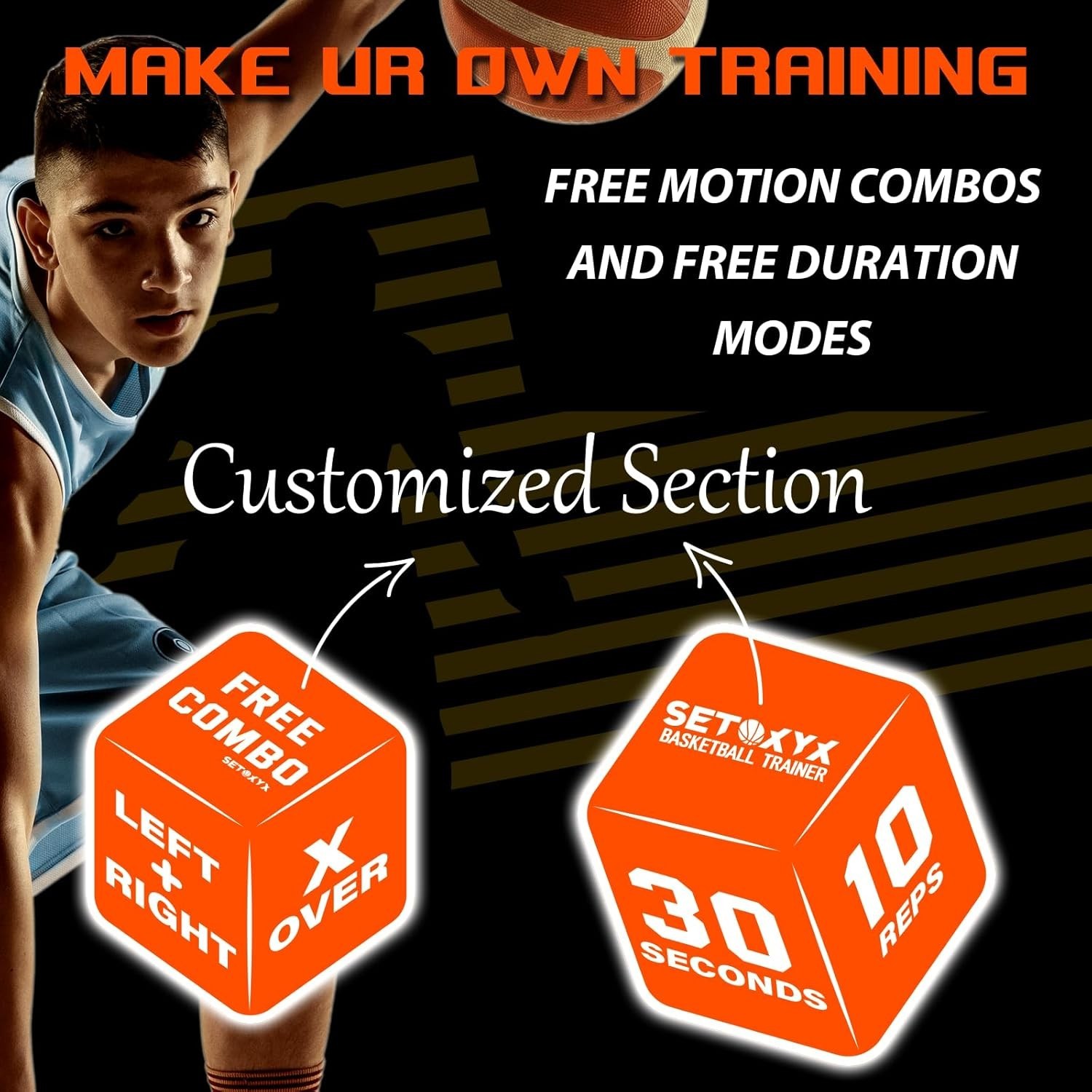 Basketball Dribble Skills Dice Set – Training Equipment – Basketball Gift for…