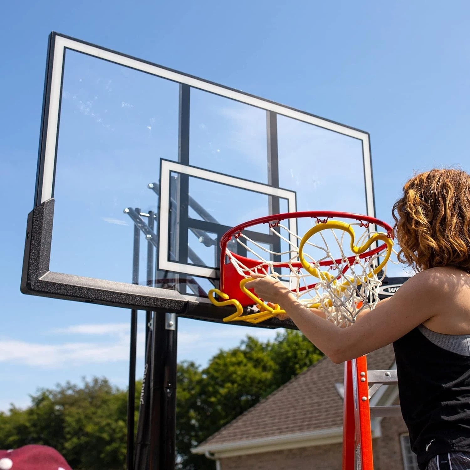 Back Atcha Basketball Training Aid – Efficient Ball Return for Solo Practice