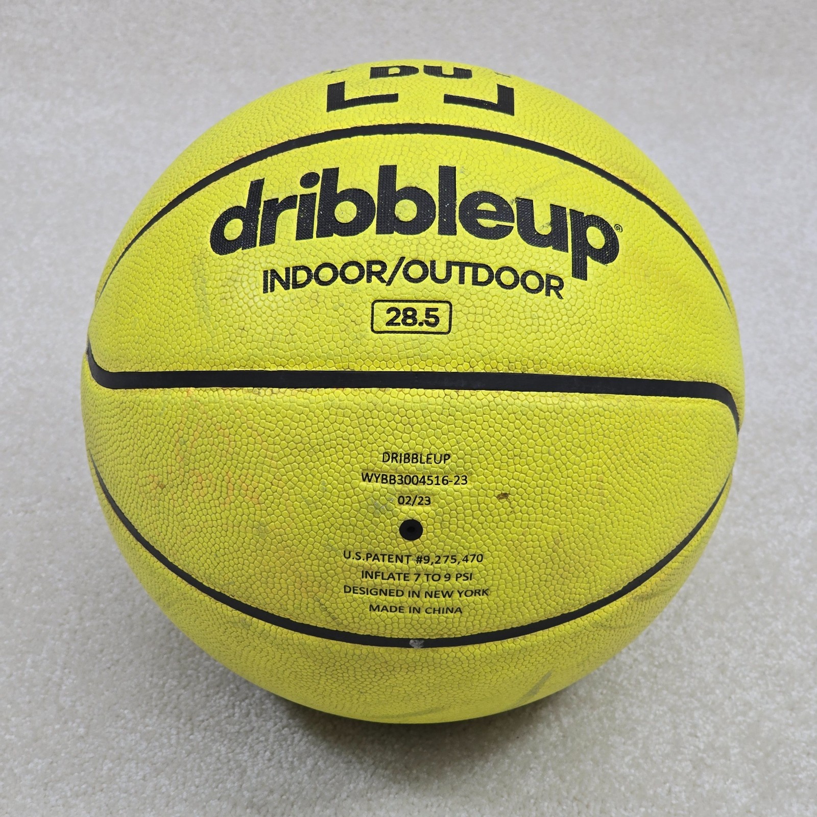 Dribble Up Smart Basketball Official Womens Size Indoor Outdoor 28.5 Basketball