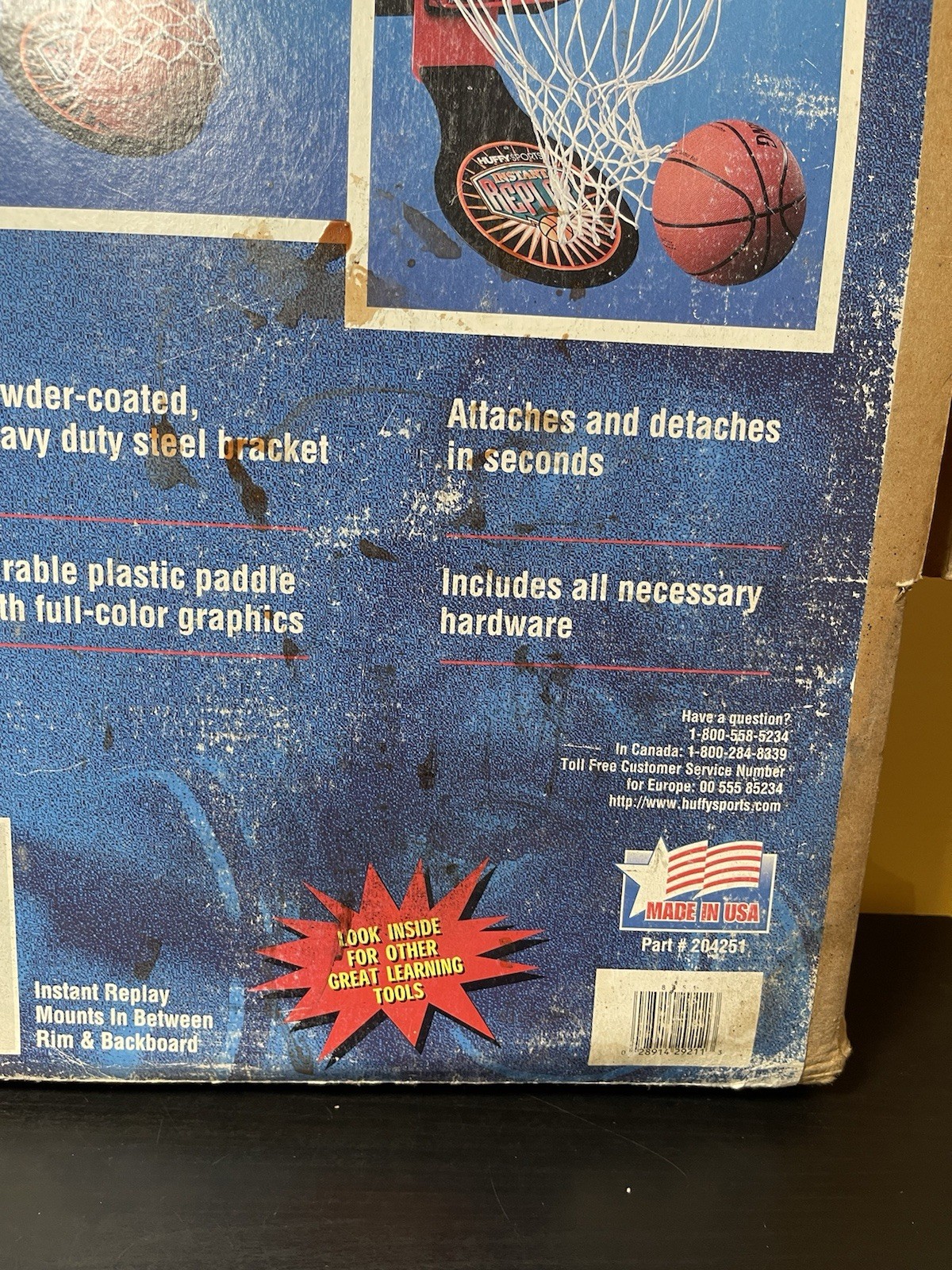 Toys R Us Huffy Sports Instant Replay Basketball Return & Training Aid