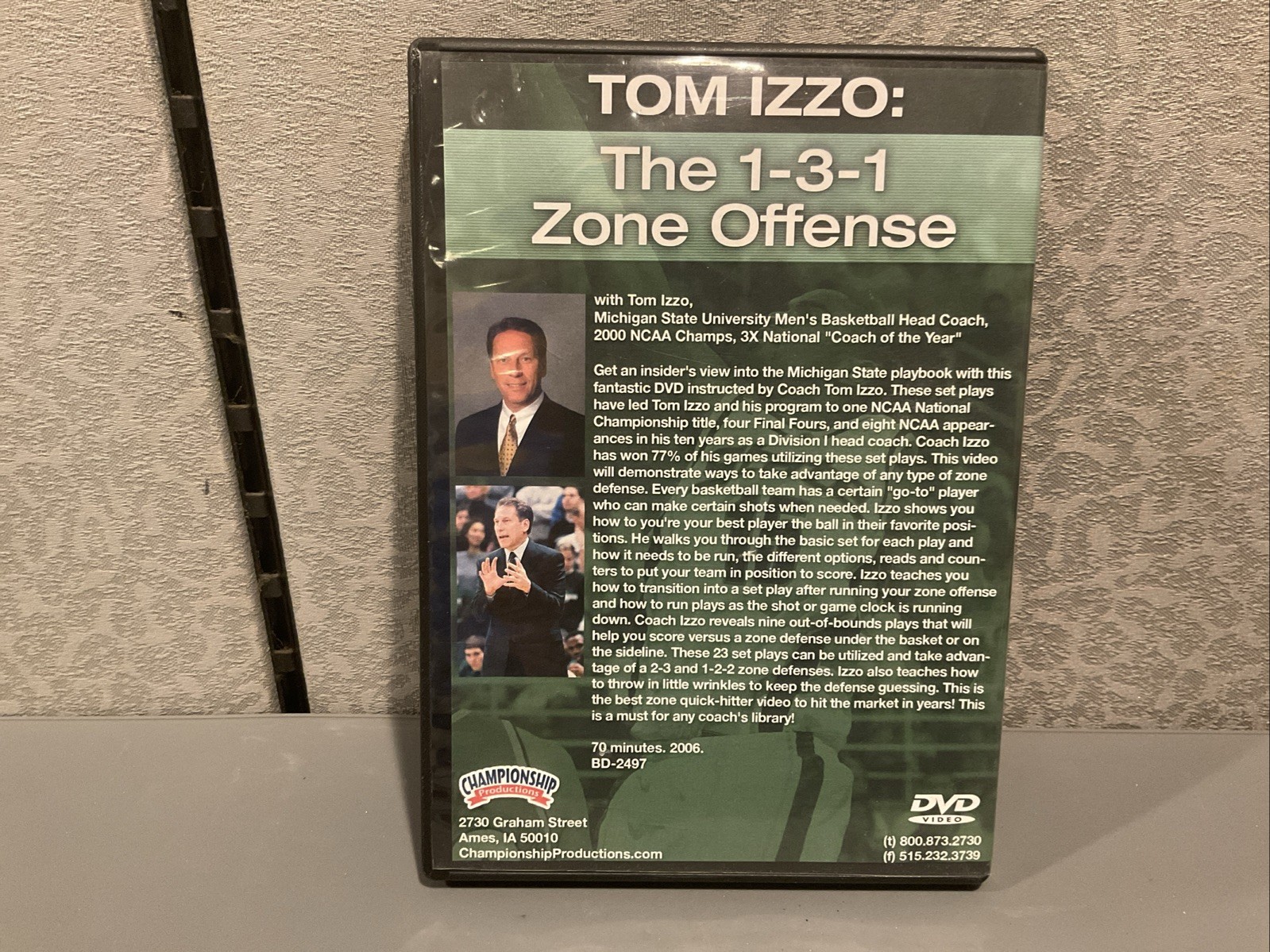 Championship Productions Dominating 1-3-1 Zone Defense Steve Klaas DVD