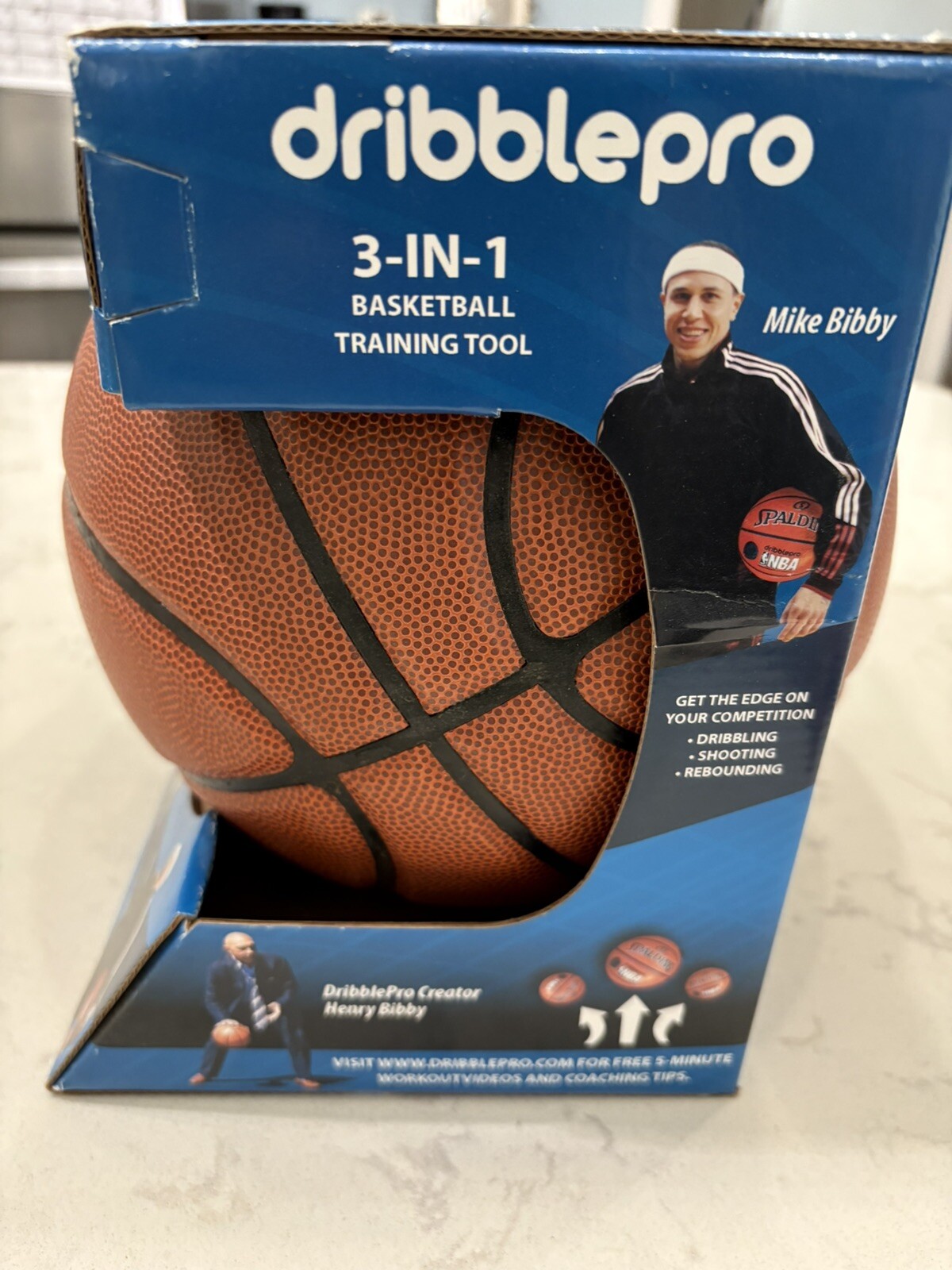 Original Dribble Pro Basketball Training Aid AUTOGRAPH BY HENRY BIBBY