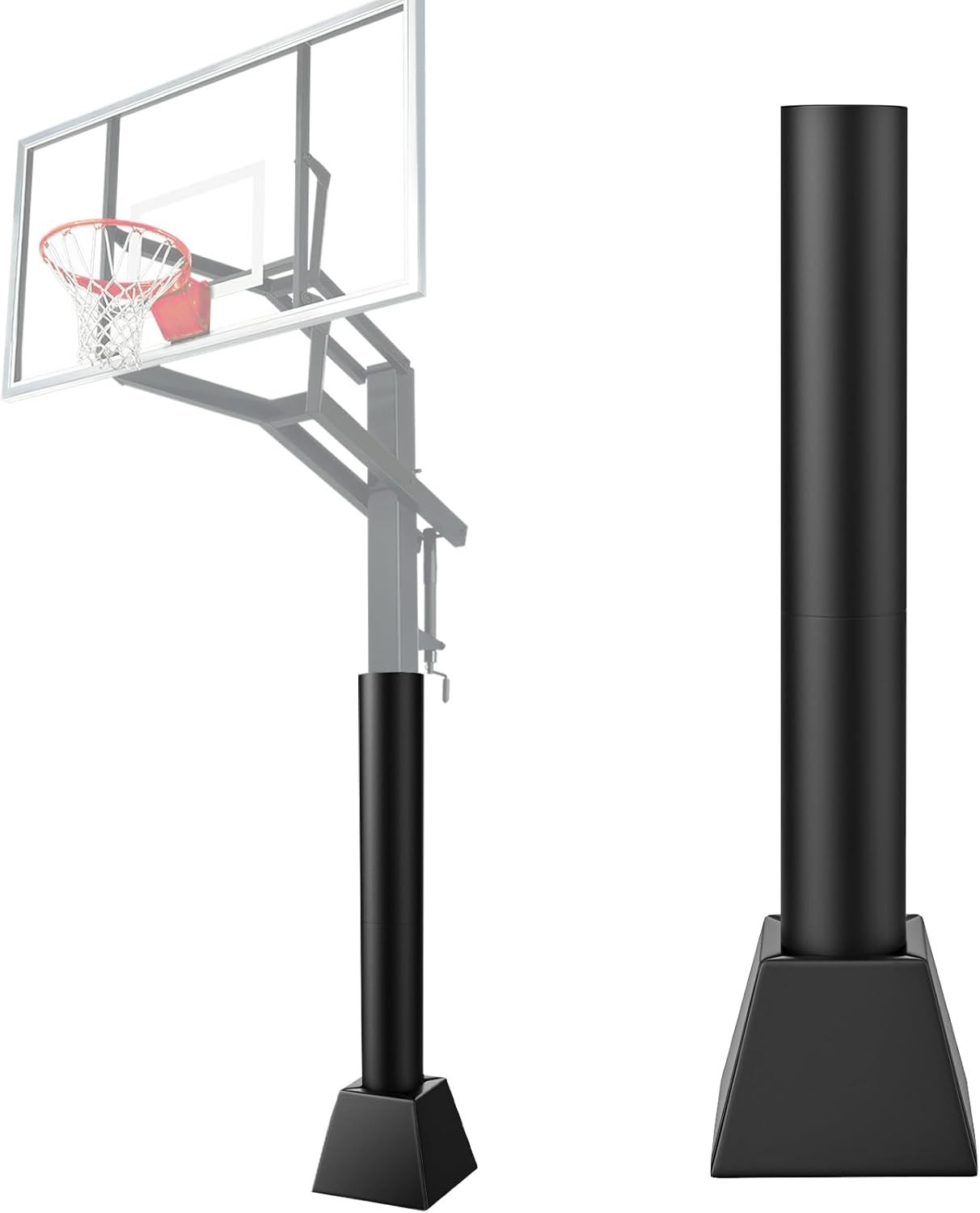 72″ Basketball Pole Pads 5″x5″ Basketball Base Padding Flame-Retardant Waterproo