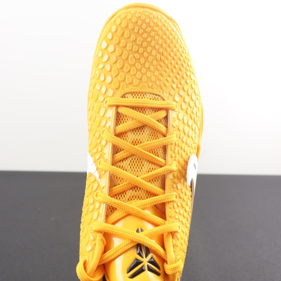 New NK Zoom Kobe 6 X OW Yellow CW2190-501 Mens Womens Basketball authentic Shoes