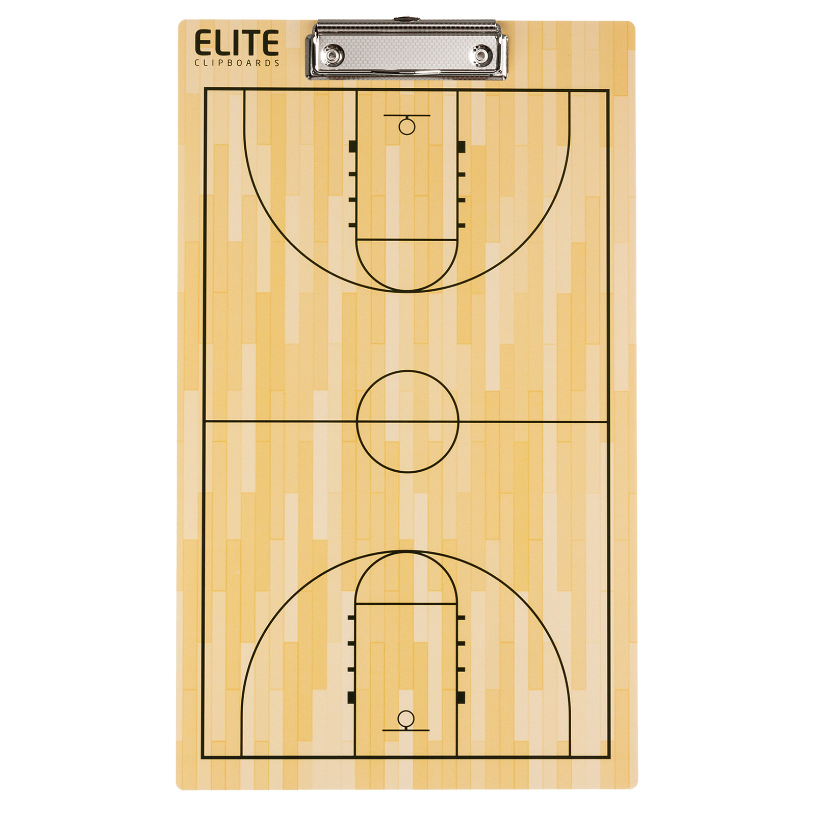 Elite Clipboards Double Sided Dry Erase Coach Basketball Marker Board and Marker