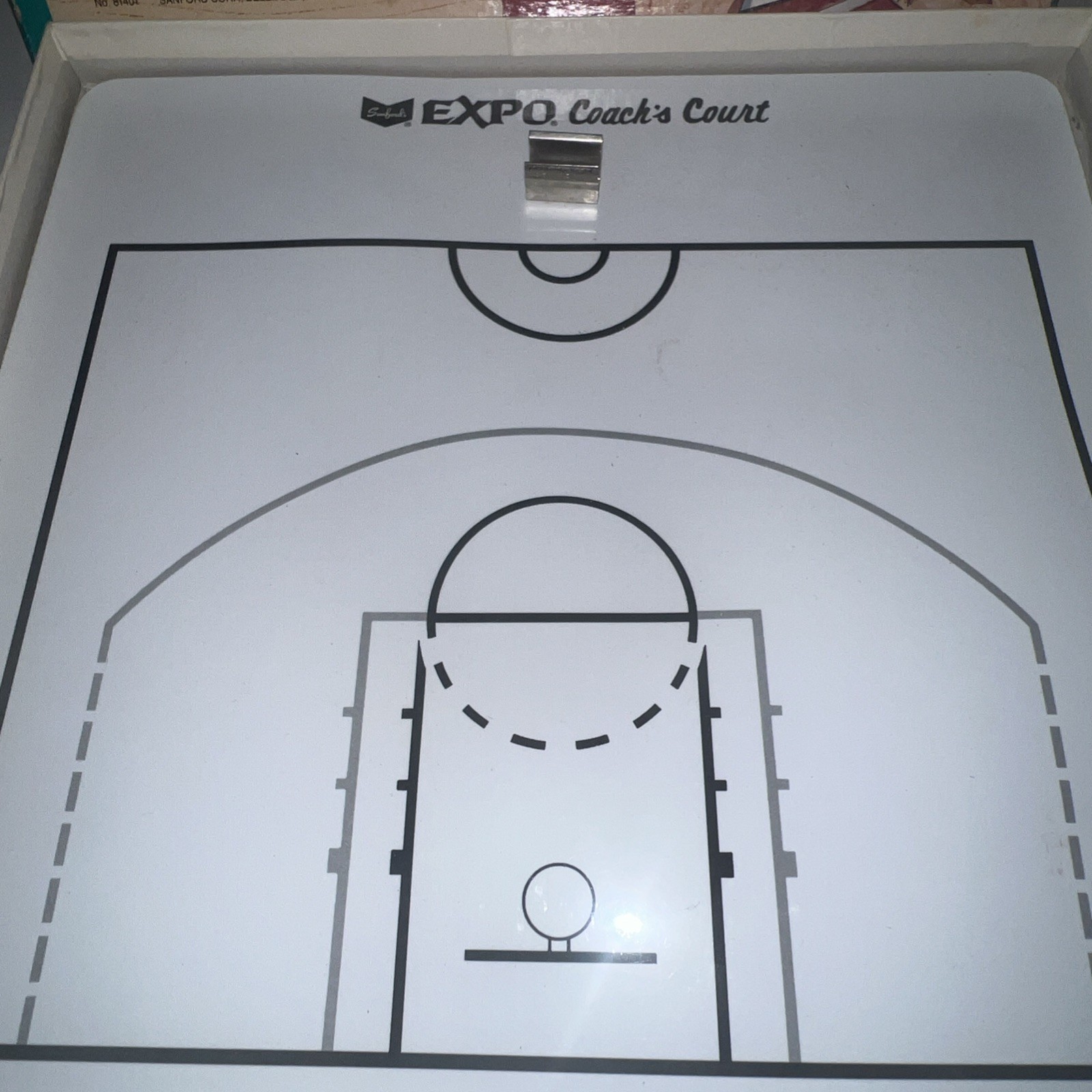 Bob Knight Sanford Expo Coach’s Court Dry Erase Strategy Board Read