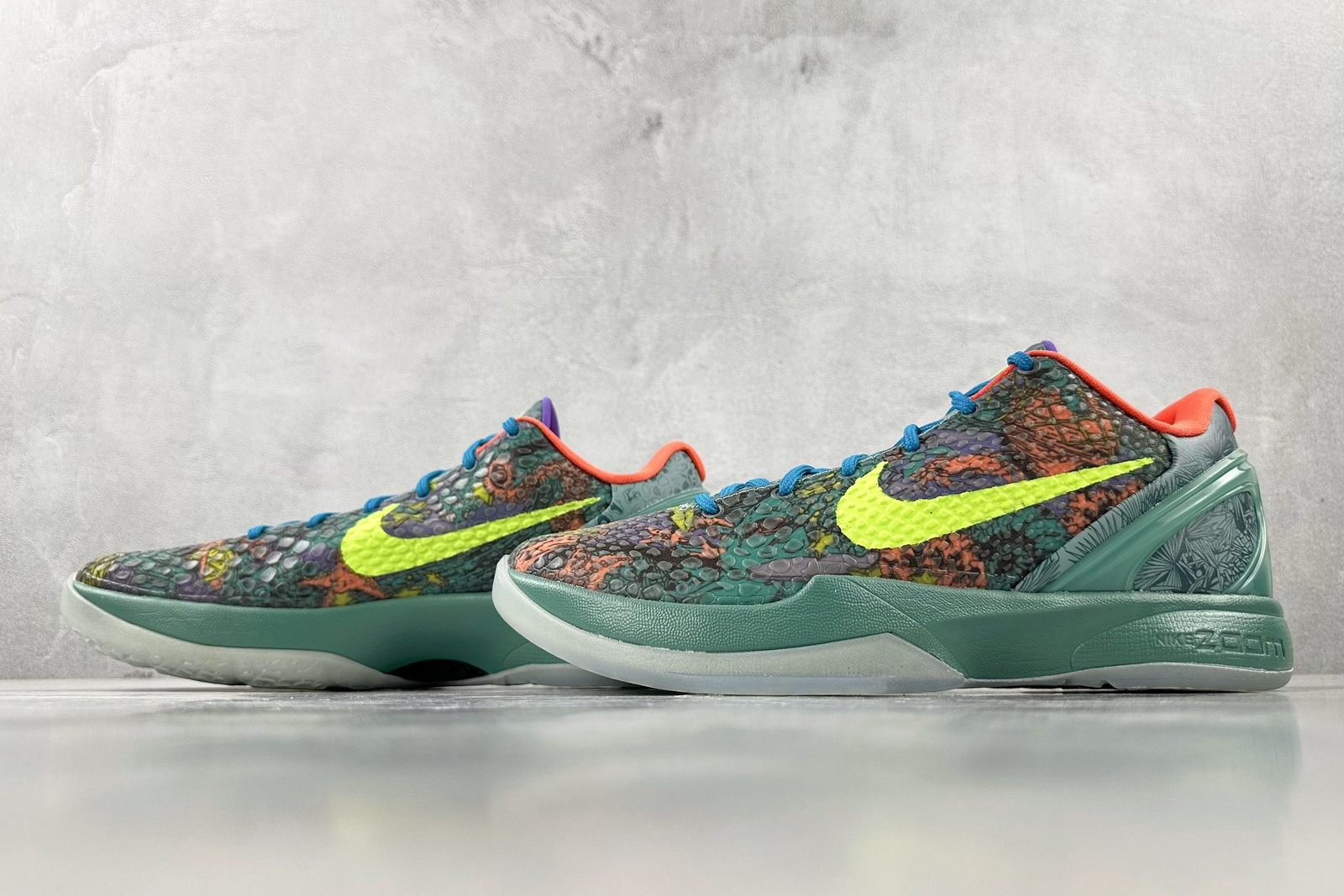 New NK Zoom Kobe 6 Prelude Green 640220-001 Mens Womens Athletic Shoes Authentic