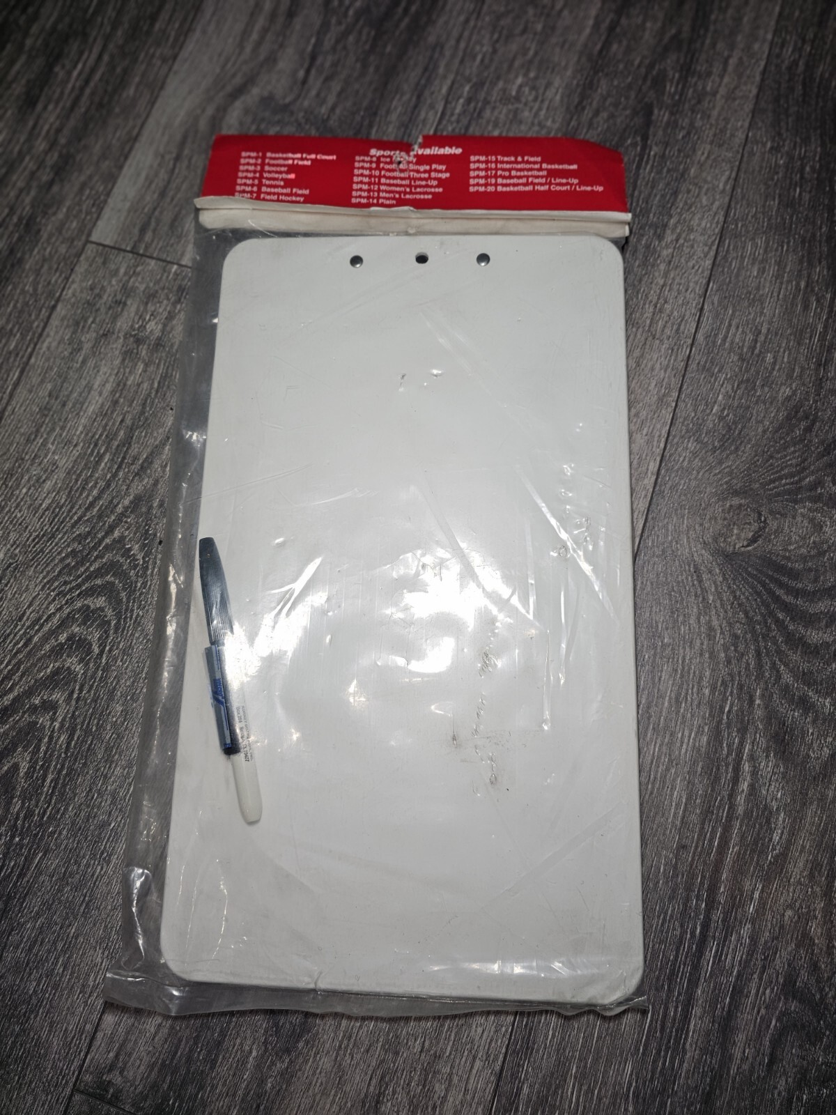 KBA Spirit Playmaker Baseball Coaching Clip Board Dry Erase Marker 9” X 15.5”