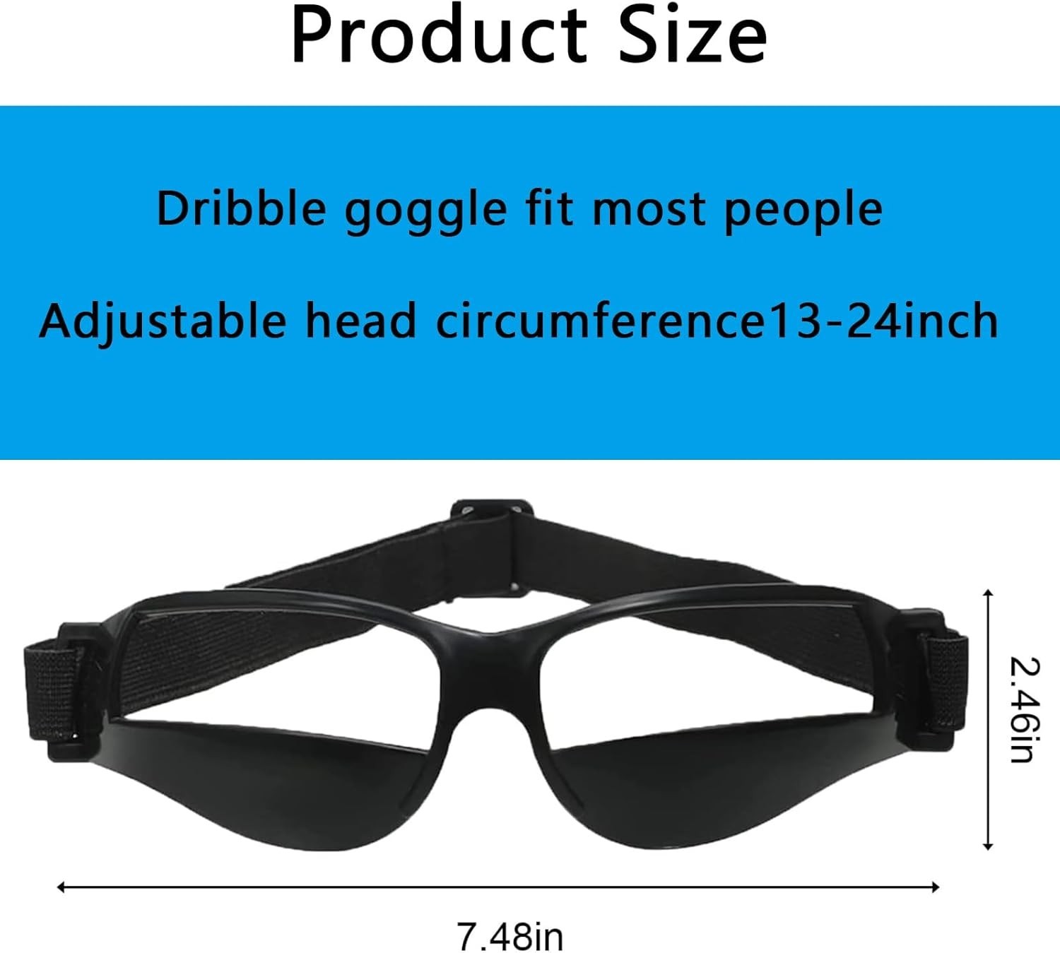 Professional Basketball Training Goggles 2 Pack Dribbling Aid for Team Sports