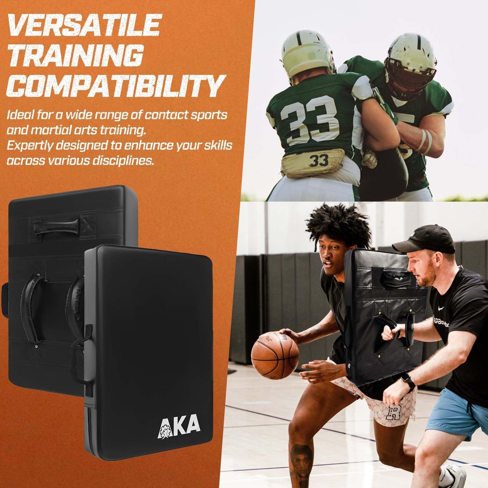 Blocking Shield Pad/Stick for Football Tackling, Basketball Defense & Martial…