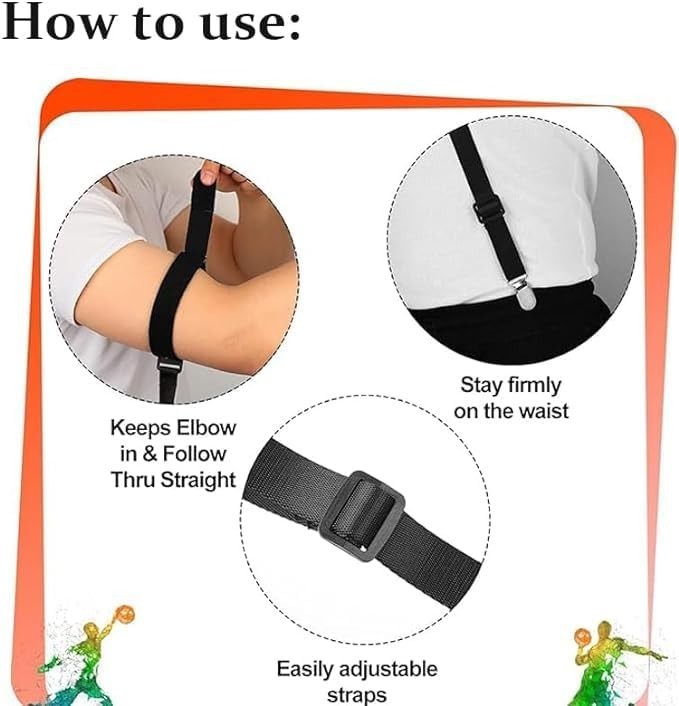 Youth Basketball Shooting Training Aid – Keeps Elbow In for Better Performance
