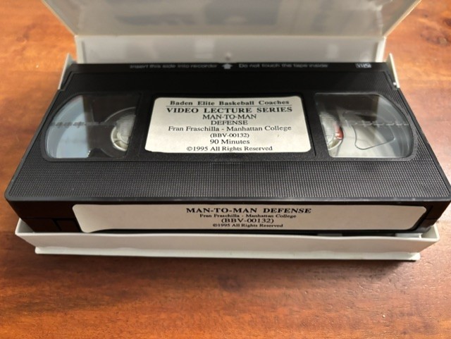 RARE Man-to-Man Defense Fran Fraschilla Manhattan Basketball VHS Coaching
