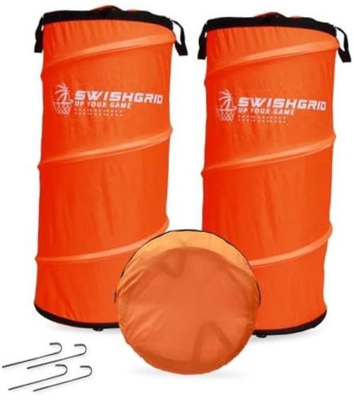 Portable Pop-Up Defender Dummy Trainer – Basketball Dribble 2 – Pack Orange