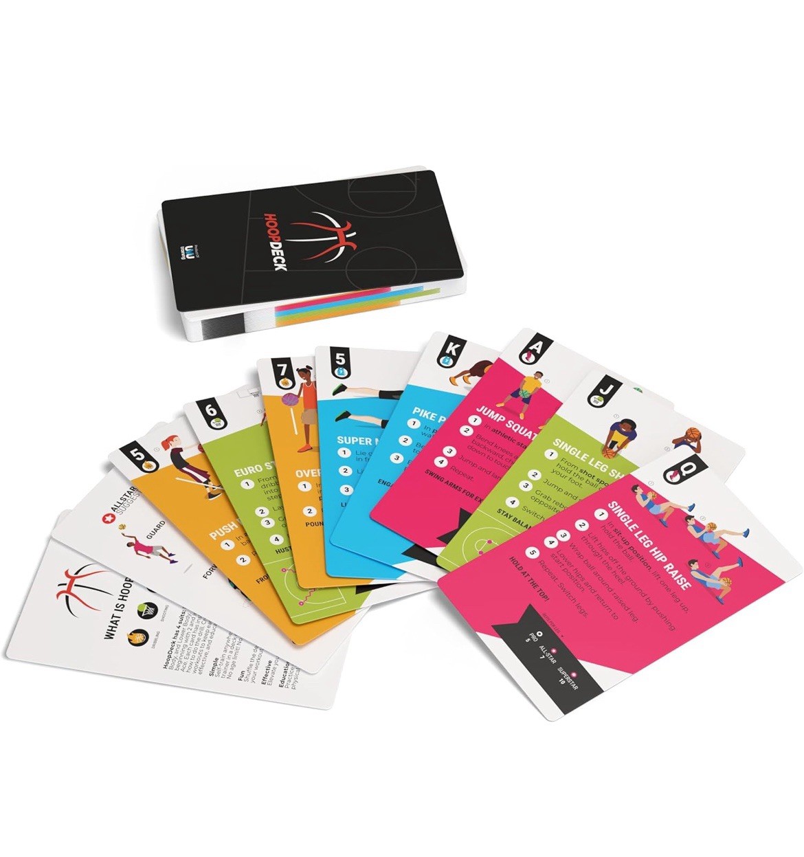UVU HoopDeck Basketball Trainer in a Deck of Cards All Skill Levels Ages 8 & Up
