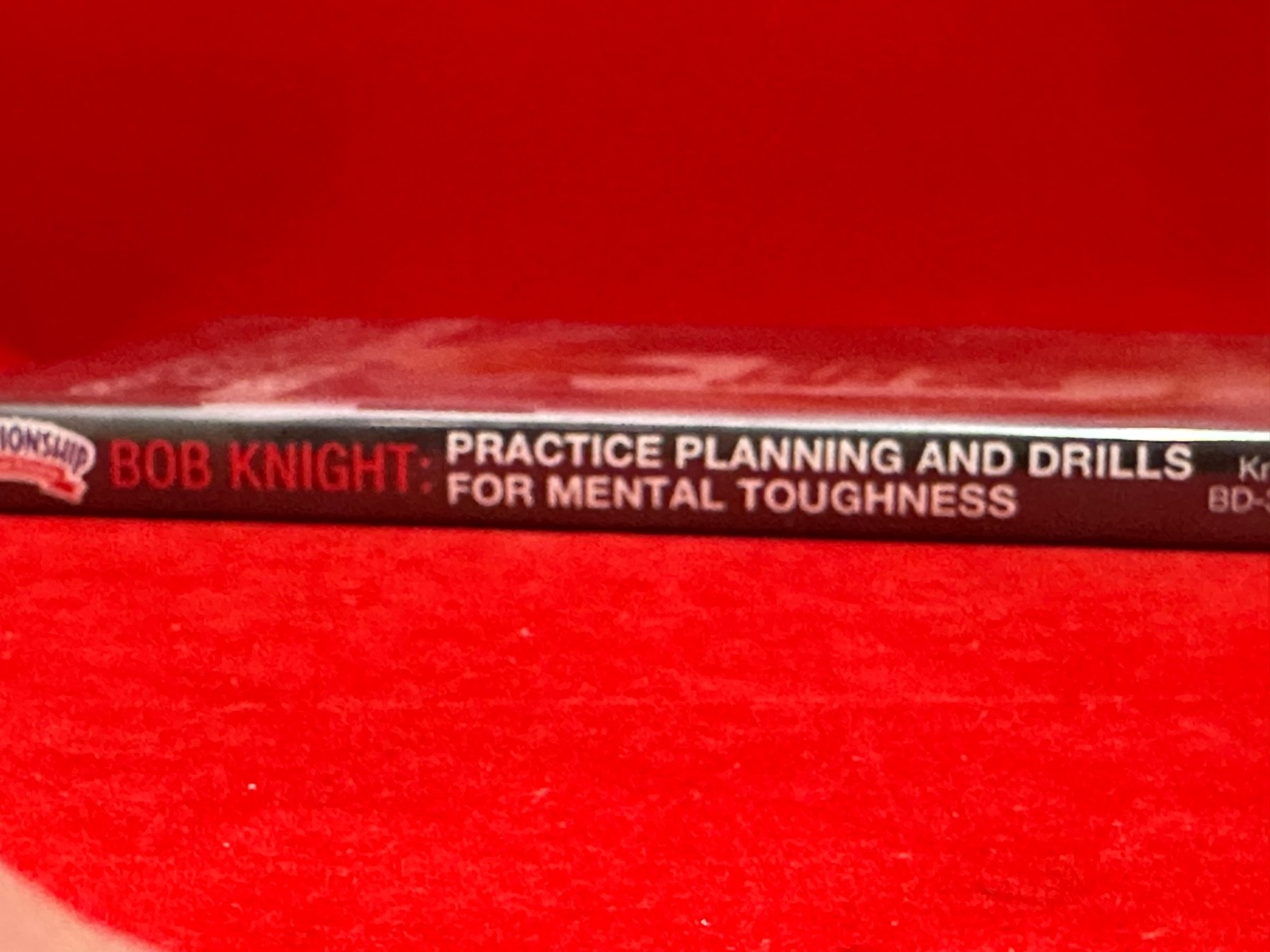 Bob Knight: Practice Planning & Drills for Mental Toughness DVD Basketball