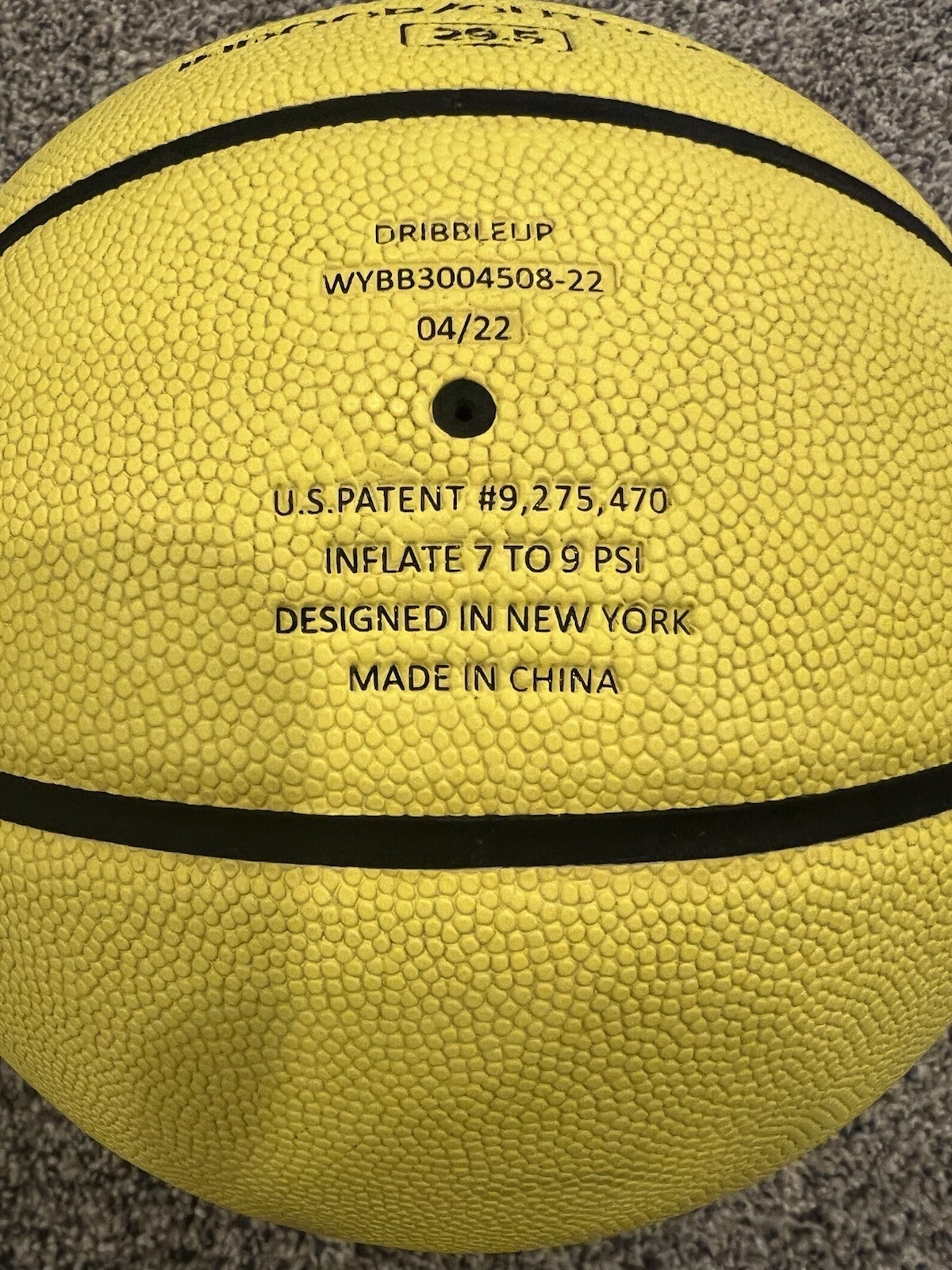 Dribble Up Smart Basketball Official Size Indoor Outdoor 29.5 Basketball