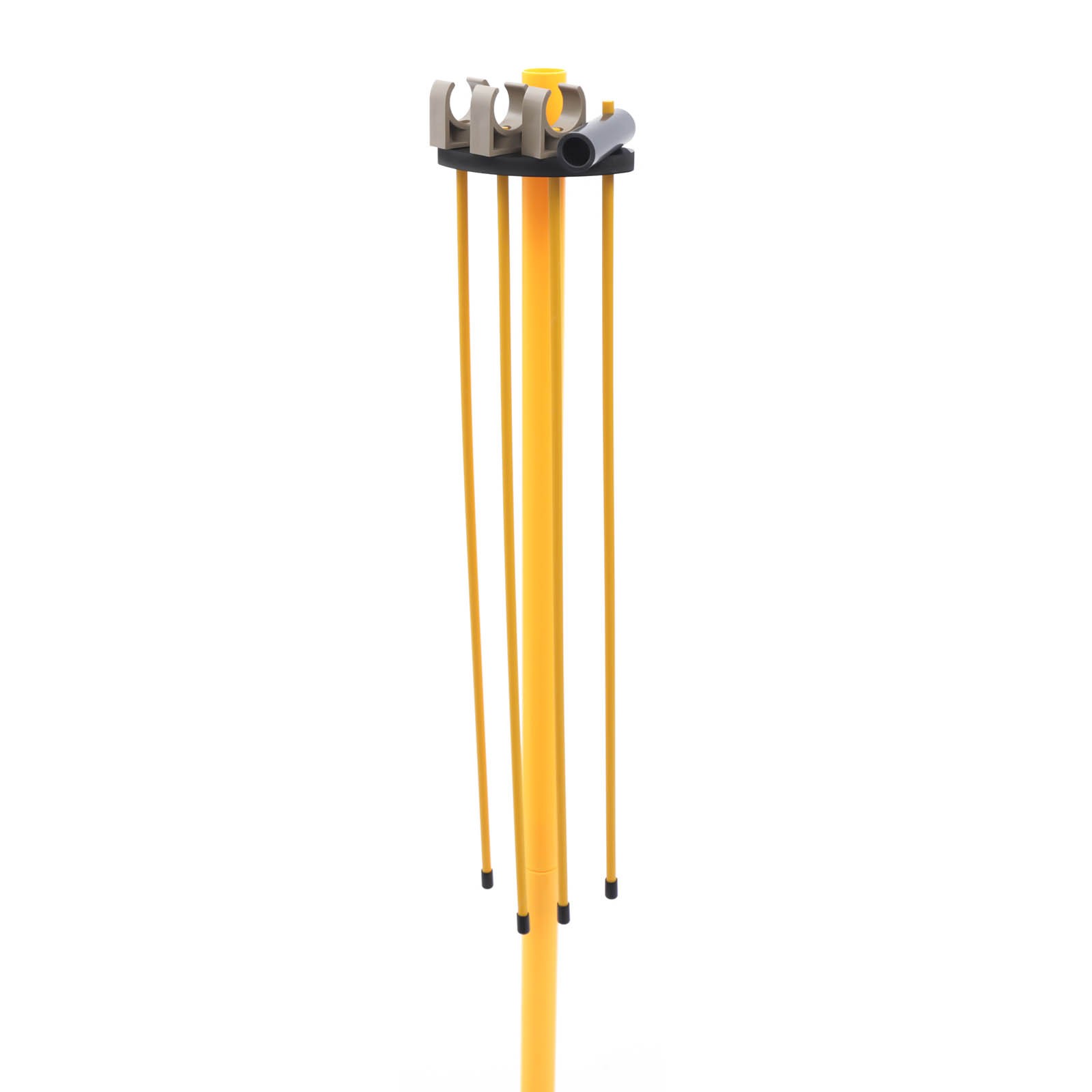 Adjustable Basketball Dribble Trainer Training Equipment 2 Thick Rods 4 Thin Rod
