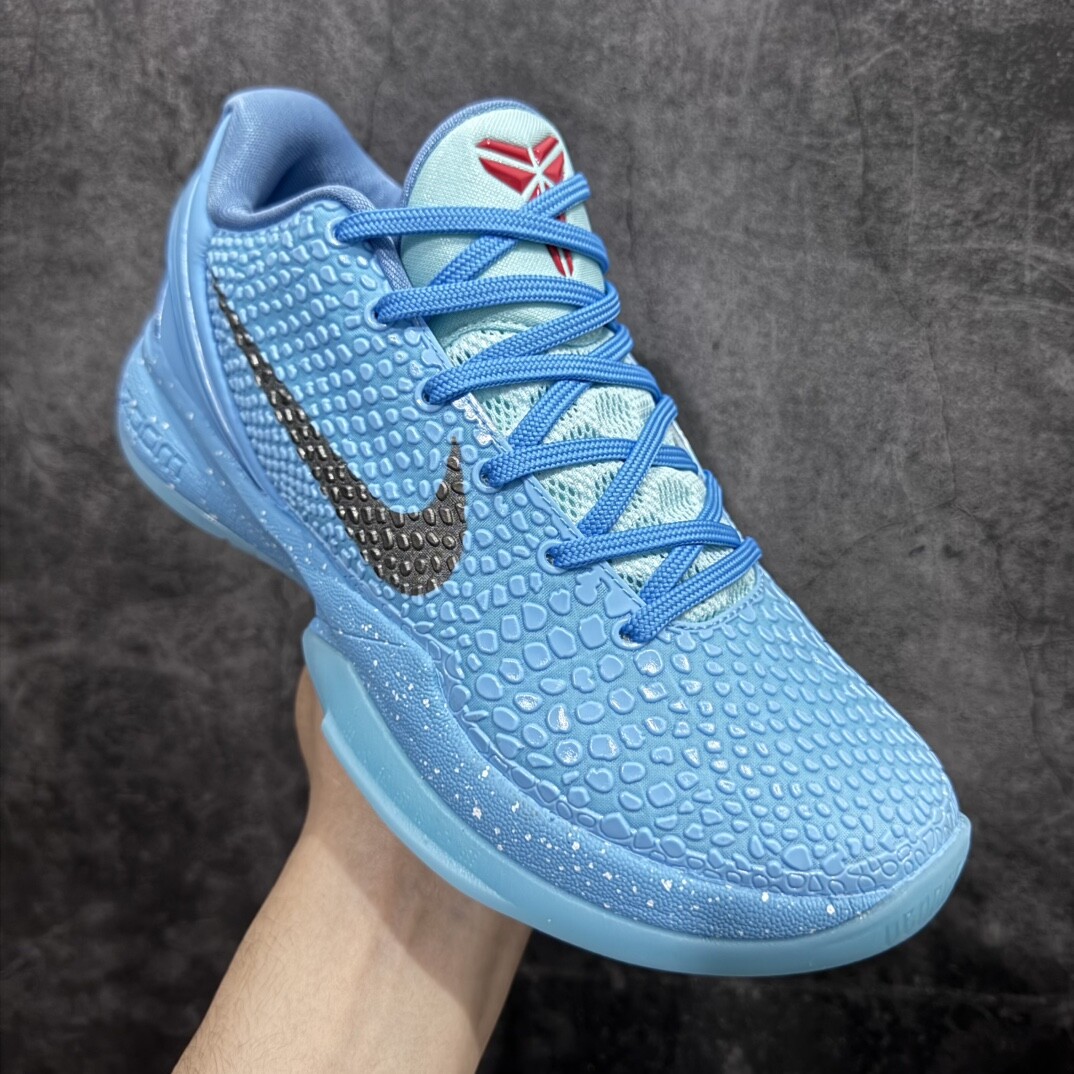 New NK Zoom Kobe 6 Protro Blue PE2023-100 Mens Womens Athletic Shoes Authentic