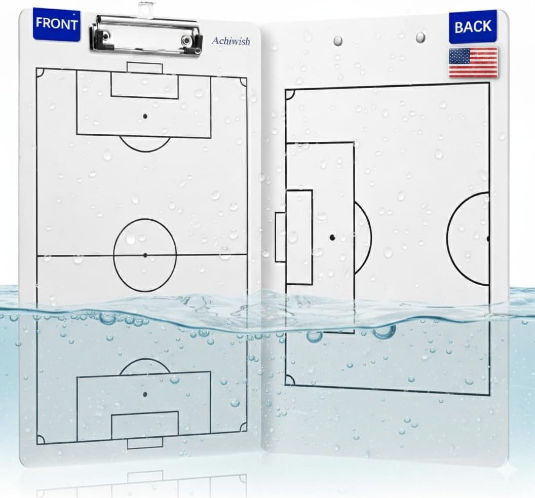 Basketball Clipboard for Coaches, Double-Sided Dry Erase Board | Full and Half-C